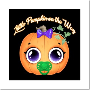 Little Pumpkin on the Way Posters and Art